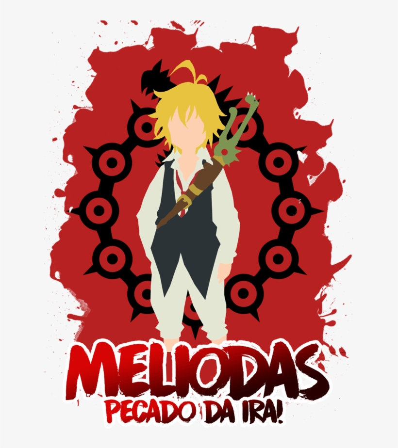 Camisa Manga Longa Meliodas Nanatsu No Taizai - Seven Deadly Sins Meliodas Background, transparent png #3125118