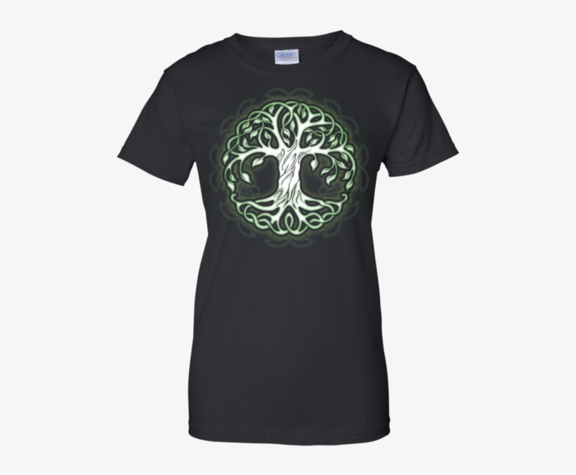 Yggdrasil Tree Ladies' Cotton T-shirt - Graduation Shirts For Parents ...