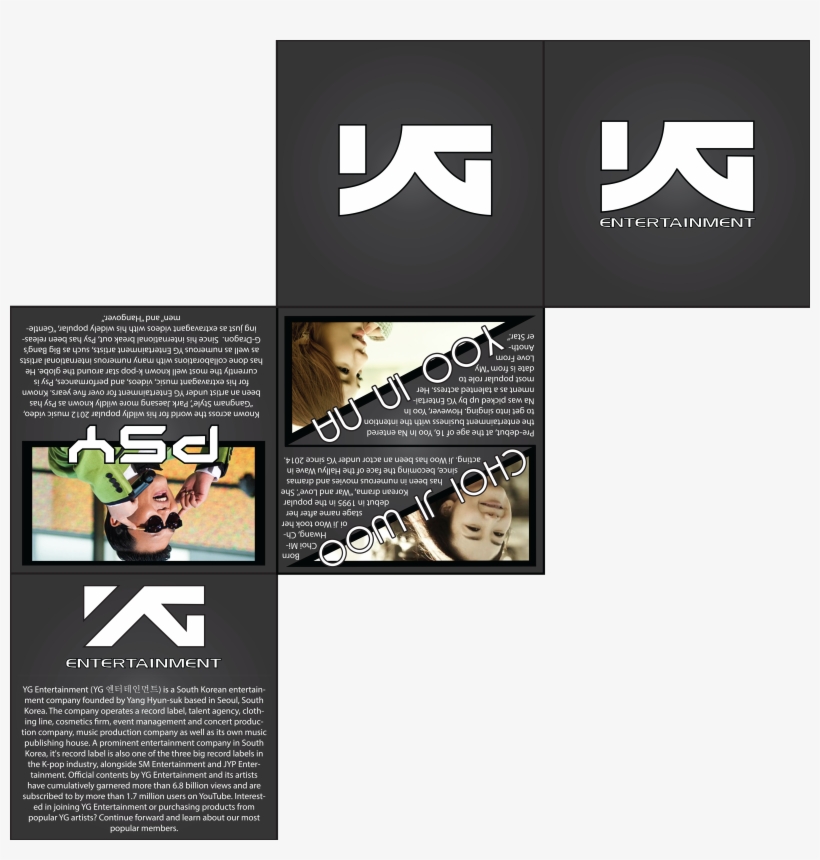Brochure - Yg Entertainment - Entertainment, transparent png #3125440