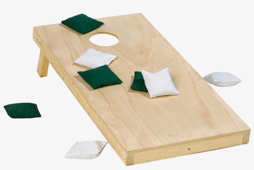 Belknap Hill Trading Post Cornhole Board With Green - Bean Bag Toss Png, transparent png #3125510