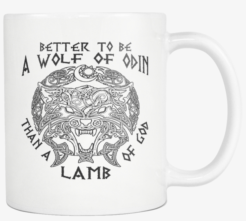 Viking Mug, Norse Mythology, Asatru, Thors Hammer, - Coffee Cup, transparent png #3125755