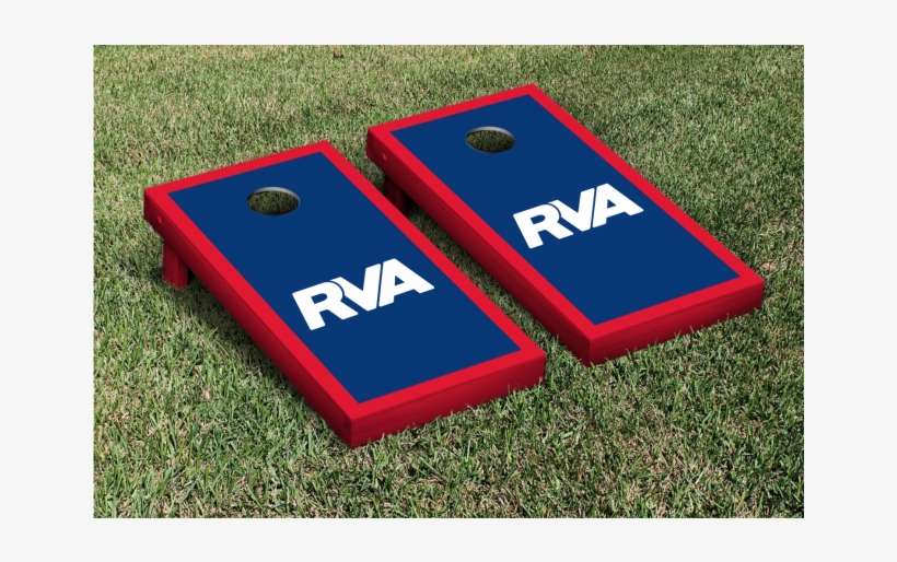 Rva Logo Red And Blue Cornhole Game Set - Texas Tech Corn Hole, transparent png #3125884