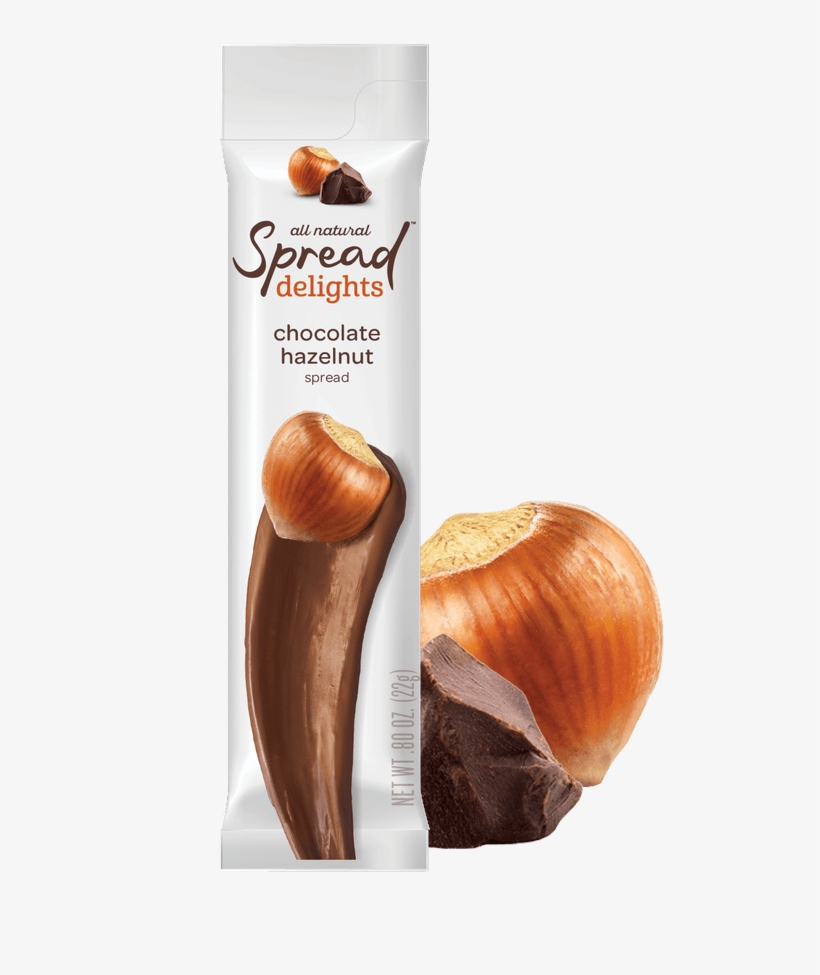 Spread Delights Chocolate Hazelnut Spread With Chocolate - Chocolate, transparent png #3126217