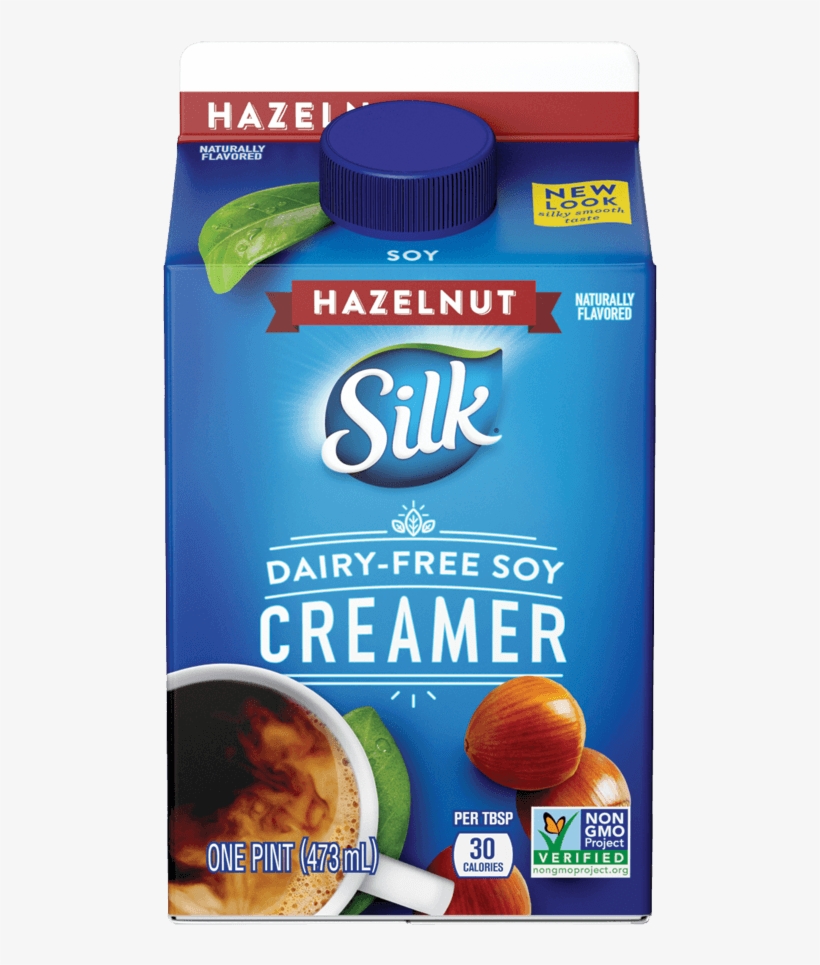Silk Hazelnut Soy Creamer - Silk Soy Creamer, transparent png #3126356