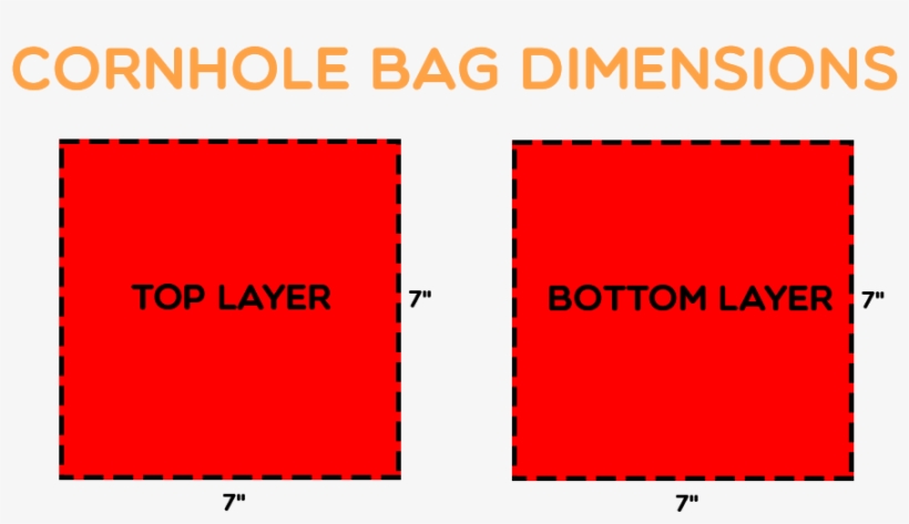 Duck Cloth Cornhole Bag Dimensions - Winston-salem, transparent png #3126423