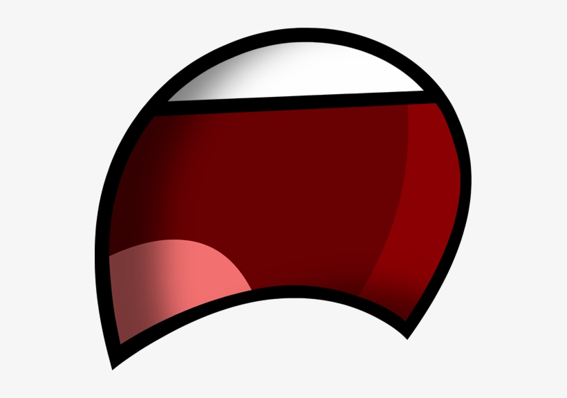 Big Mouth Open Shaded - Frown Open Bfdi, transparent png #3126750