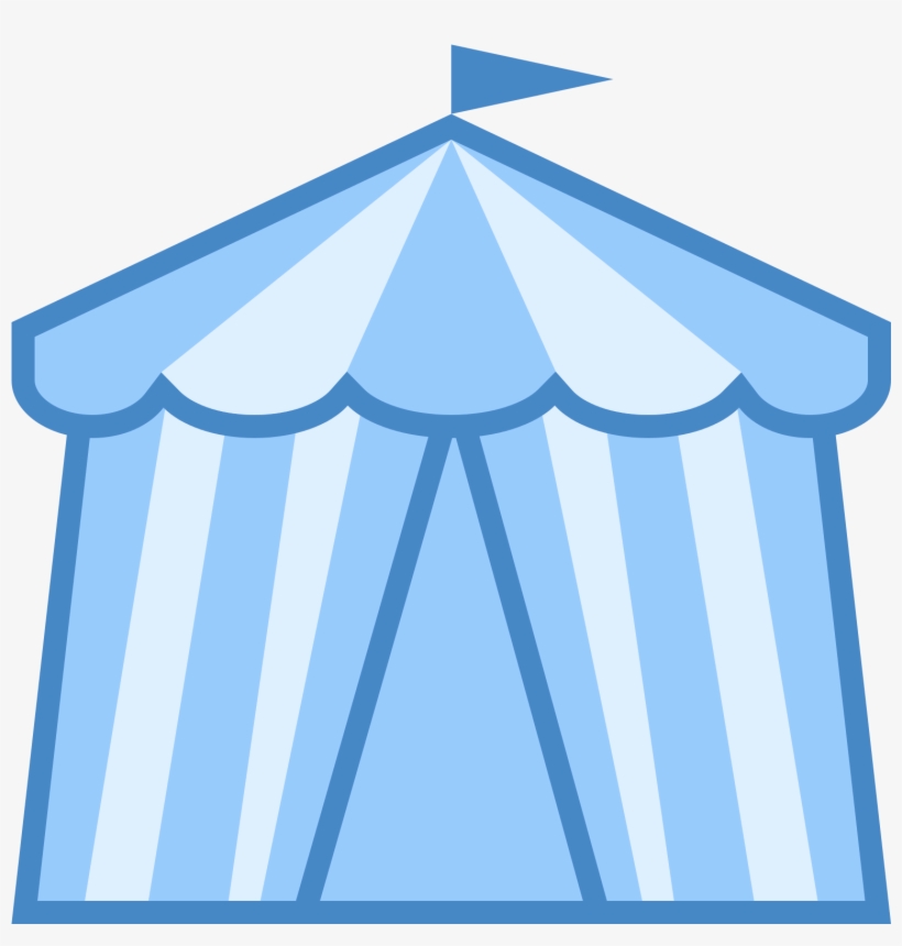 Circus Tent Icon - Icon, transparent png #3126810