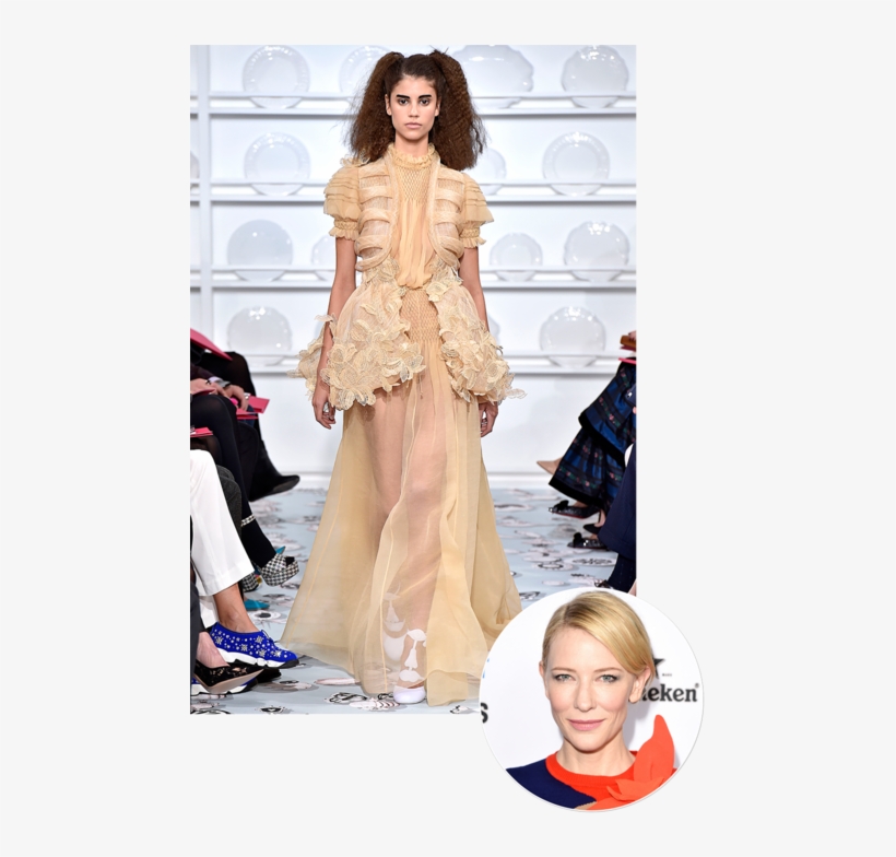 Couture Week's Timing, Barely A Month Before The Oscars, - Cate Blanchett, transparent png #3127023