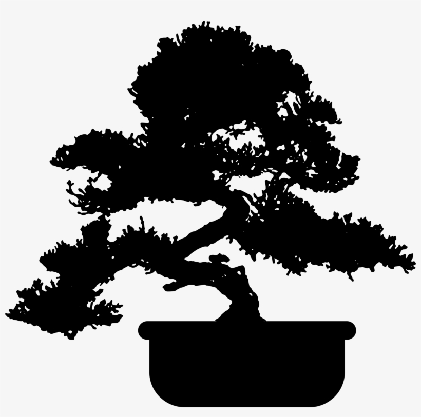분재 Png 무료다운로드 Free Bonsai Png Download - Transparent Bonsai Tree Silhouette, transparent png #3127096