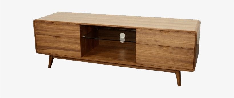 Npd-milano Walnut Or Wenge Tv Stand - Milano Tv Stand In Walnut By New Pacific Direct, transparent png #3127097