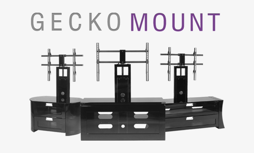 Omegahomess Omegahomess - Black Tv Bracket - Mounts Flat Screen Tv - Swivel Mechanism, transparent png #3127470