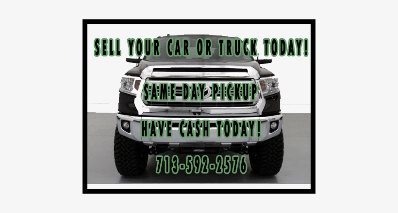 Junk Car Buyers Houston - Off-road Vehicle, transparent png #3127721