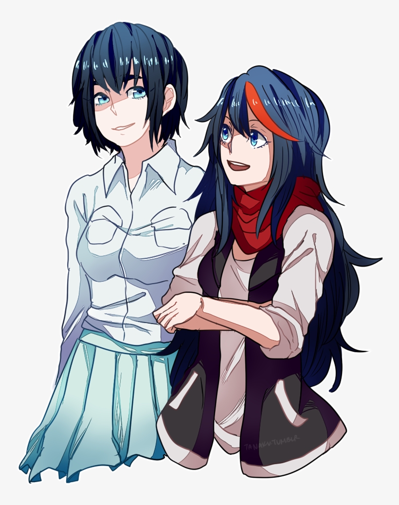 Anime, Kill La Kill, And Ryuko Matoi Image - Kill La Kill Ryuko Long Hair, transparent png #3128249