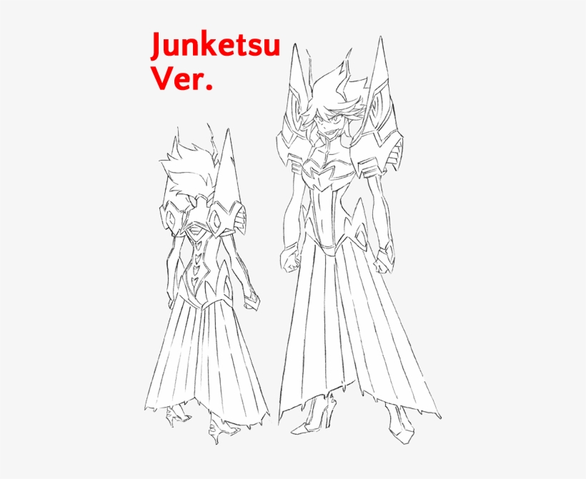 I Also Found This Original Artwork But The Style Of - Kill La Kill Matoi Ryuko With Junketsu, transparent png #3128374