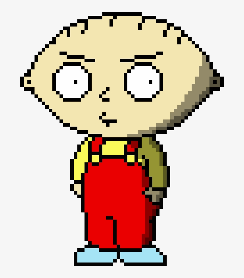 Stewie - Family Guy Pixel Art, transparent png #3128974