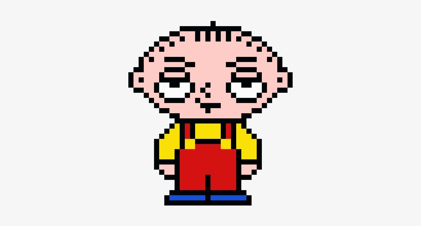 Stewie - Family Guy Pixel Art, transparent png #3129111
