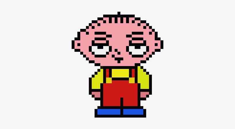 Stewie - Family Guy Pixel Art, transparent png #3129188