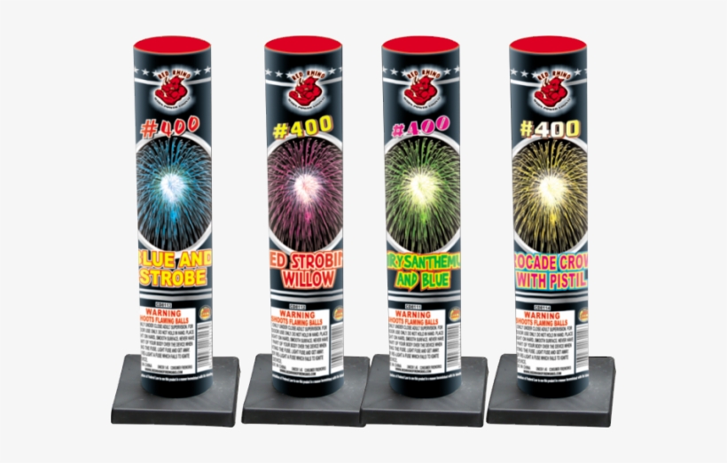 #400 Assorted Tubes - Fireworks, transparent png #3129524