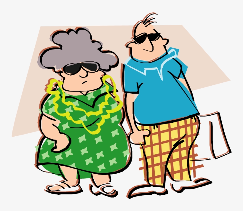 365 Days Of Fun In Marriage - Old Couple Clipart Transparent, transparent png #3129693