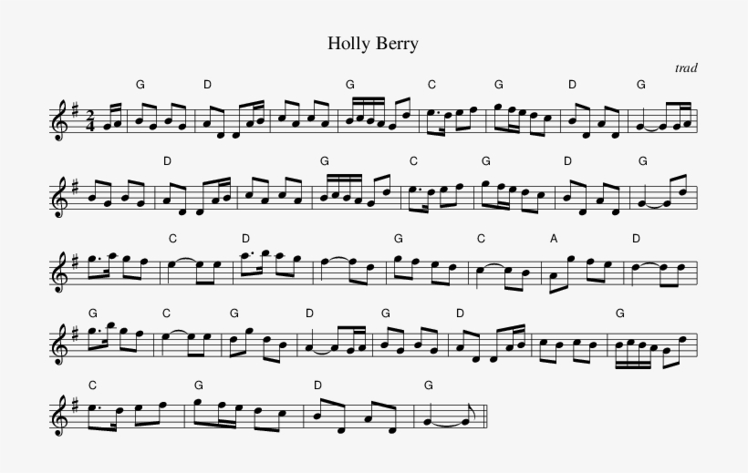 Listen To Holly Berry - Così Fan Tutte Note, transparent png #3129694