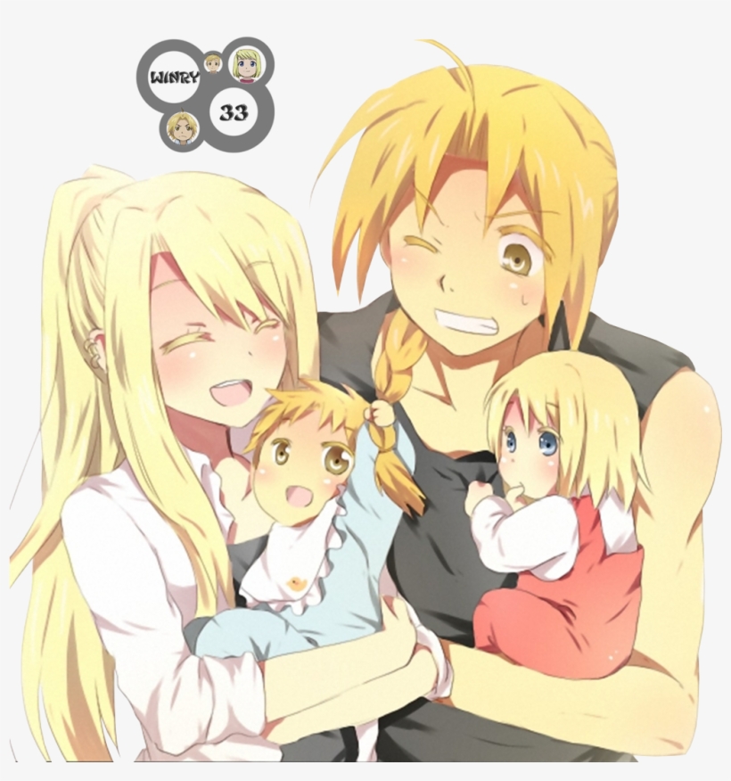 Winry Rockbell Edward Elric Fmab Fullmetal Alchemsit - Winry Fullmetal Alchemist E Ed, transparent png #3129739