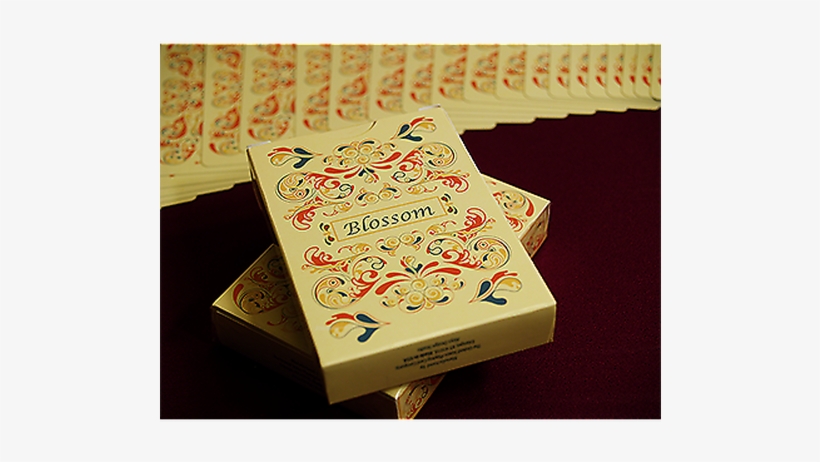 Image Is Loading Blossom Deck Fall Platinum Metallic - Red Tune Playing Cards, transparent png #3130263