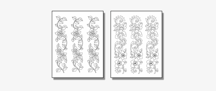 Stick 'n Burn Flower Vines Pack - Wood Burning Flower Design, transparent png #3130381