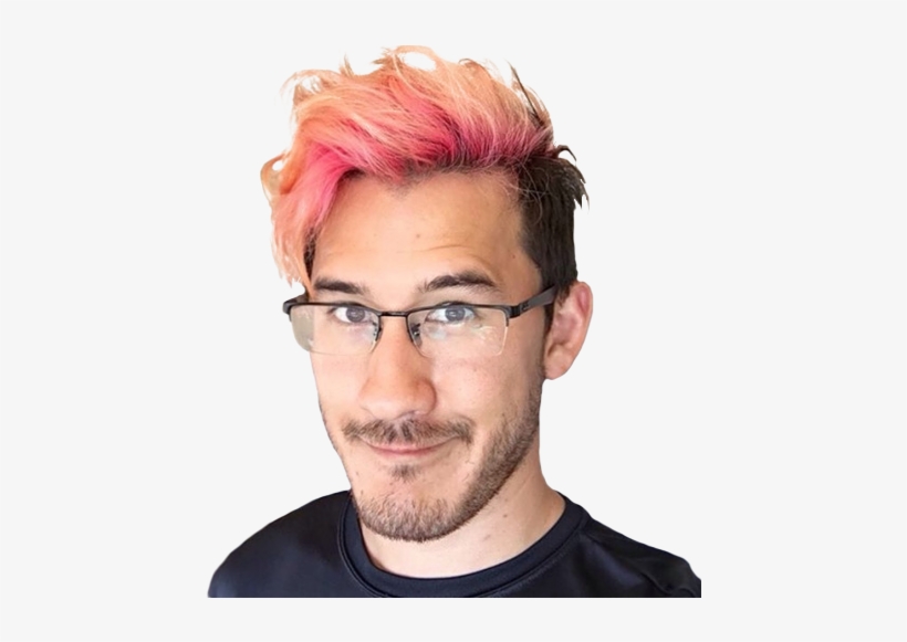 Markiplrrrr & Jackseptudig Markiplier Blue Hair, Dan - Hair Markiplier, transparent png #3130531