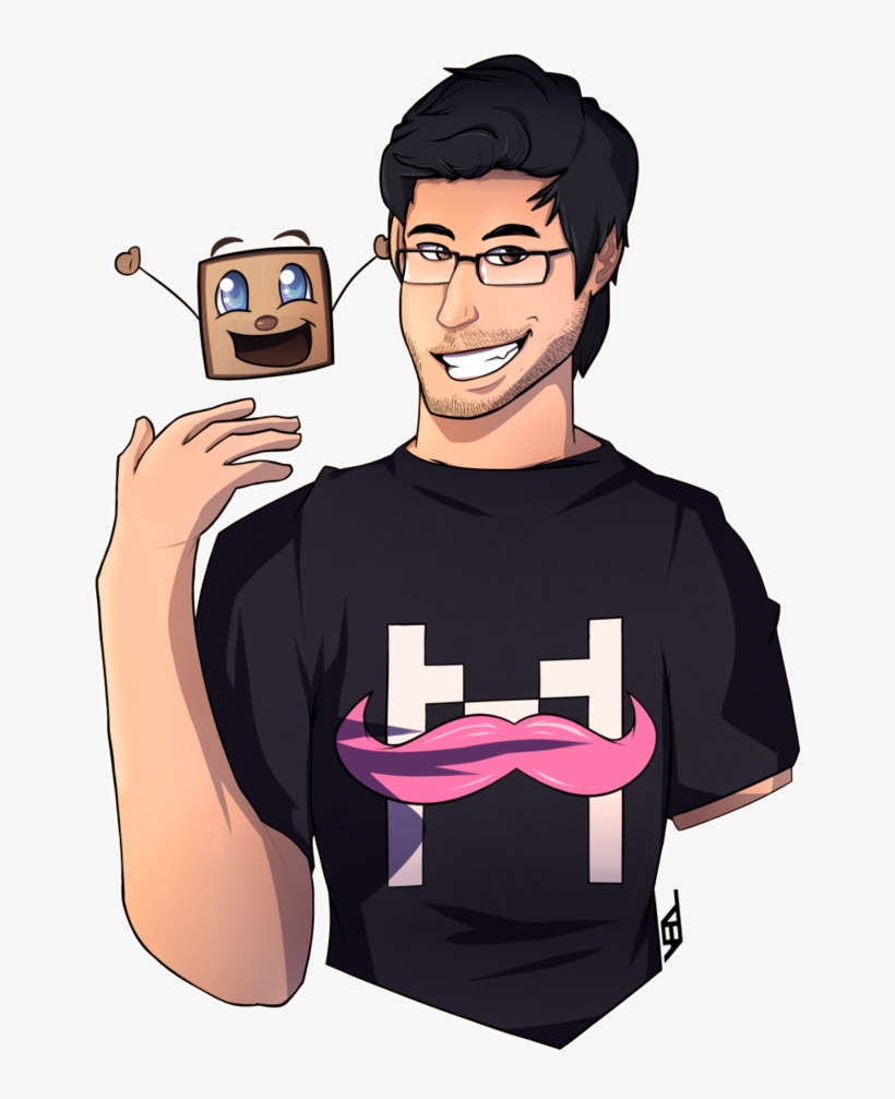 Markiplier And Tiny Box Tim Alrarlarlarl By Tnrea - Markiplier Tiny Box Tim Fan Art, transparent png #3130655