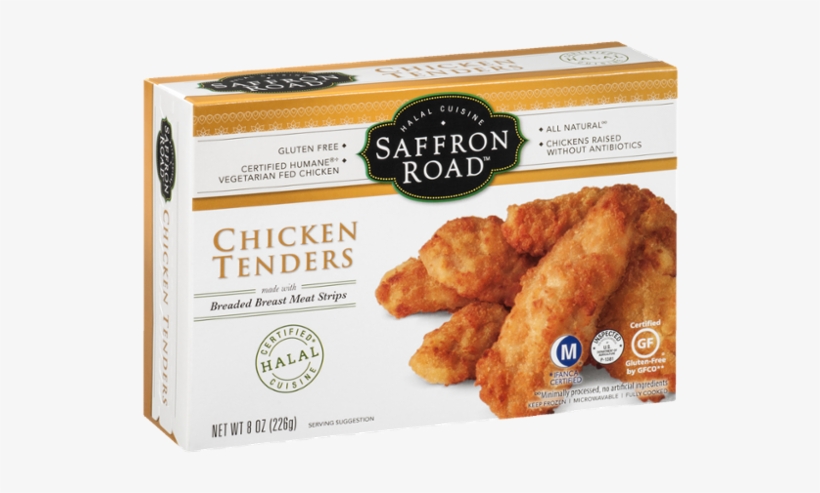 Saffron Road Chicken Tenders - 8 Oz Box, transparent png #3130752