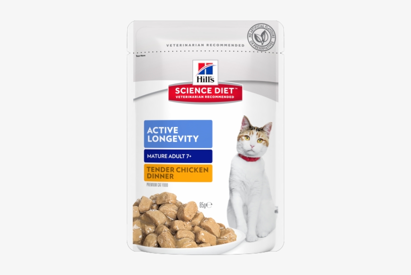 Sd Feline Mature Adult 7 Plus Active Longevity - Cat Food Chunks In Gravy, transparent png #3130854