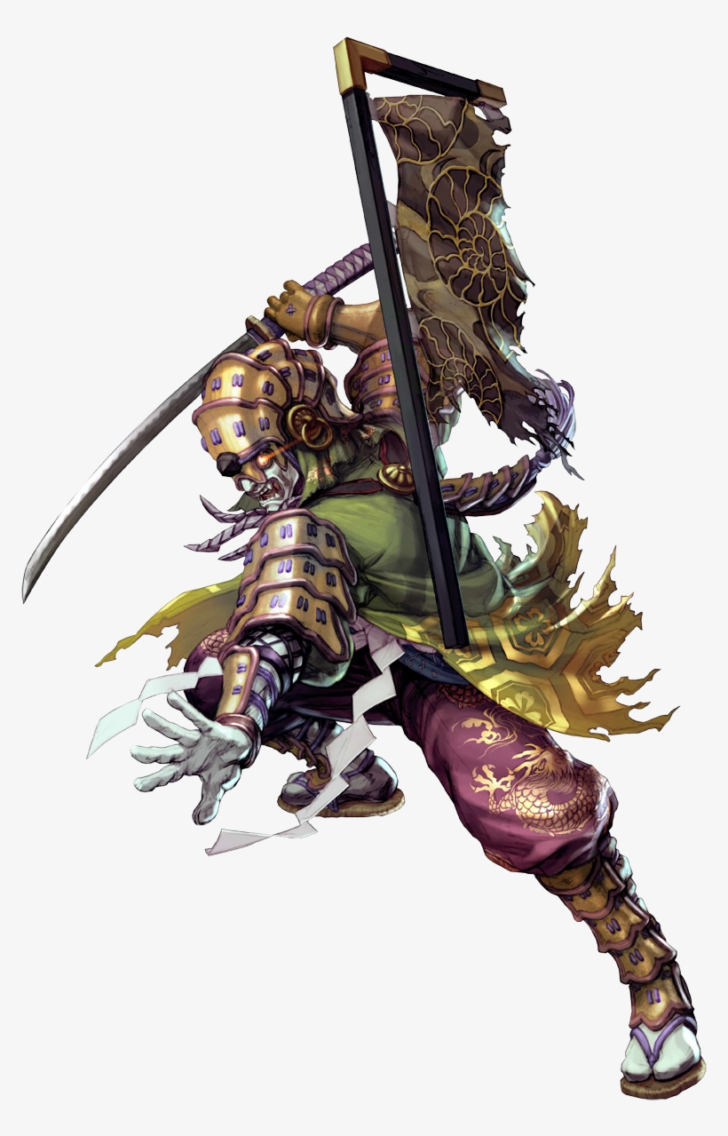 Focus To 5 Cards, Block Once Or Twice, And Than Strike - Soul Calibur 4 Yoshimitsu, transparent png #3130944
