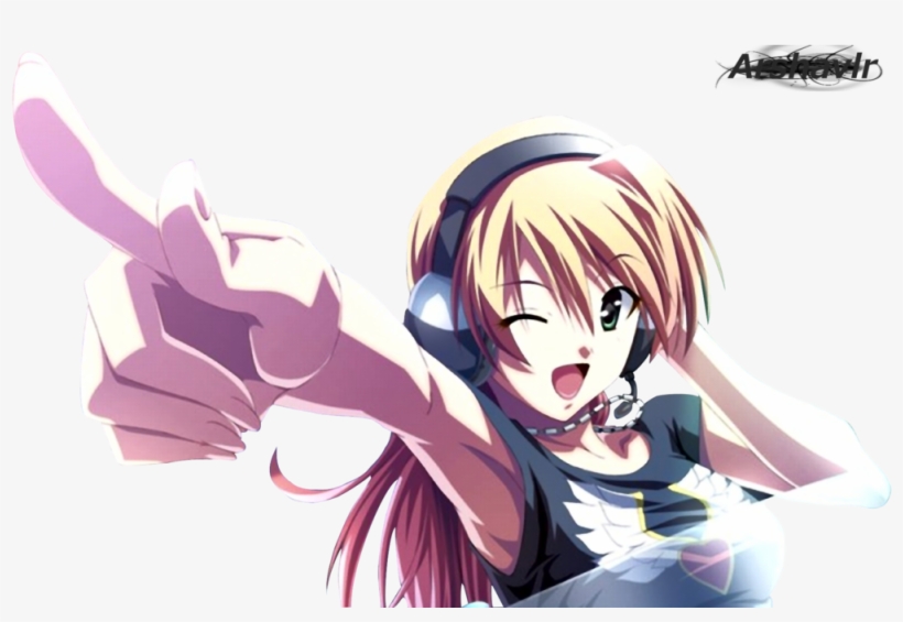 Anime Girl Dj Png, transparent png #3131463