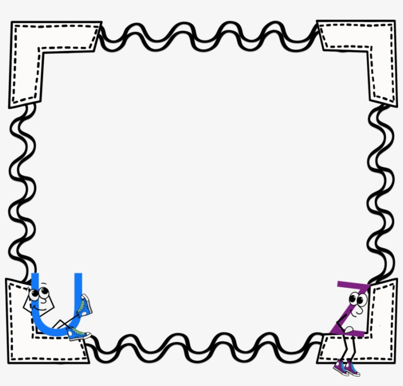 Download Math Border Black And White Clipart Mathematics - Border Design Black And White, transparent png #3131487