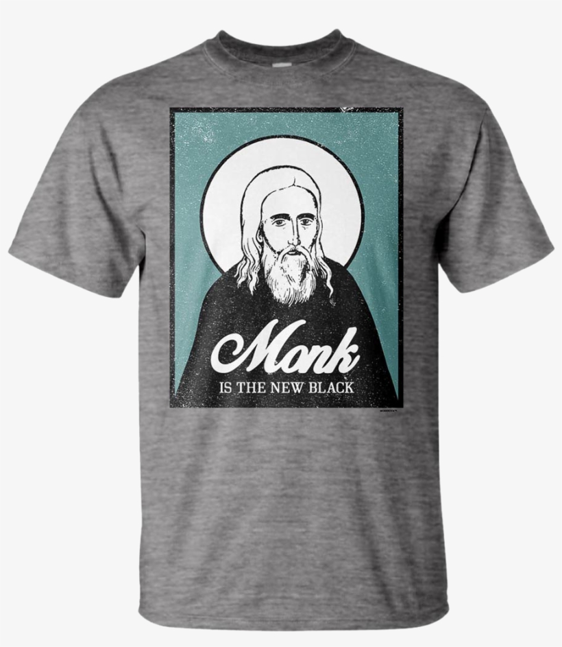 Monk New Black Men S V=1509372889 - Shirt, transparent png #3131518