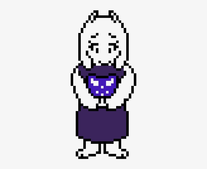 Toriel From Undertale - Undertale Pixel Toriel, transparent png #3131692