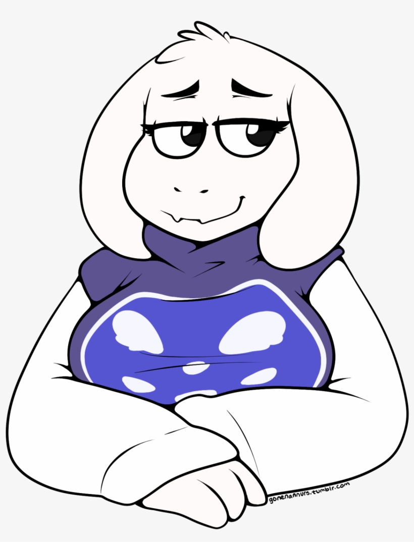 I Never Got A Chance To Draw Toriel When Undertale - Cartoon, transparent png #3131950