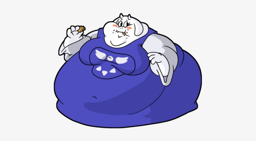 More Toriel - Undertale Muffet Weight Gain, transparent png #3131990