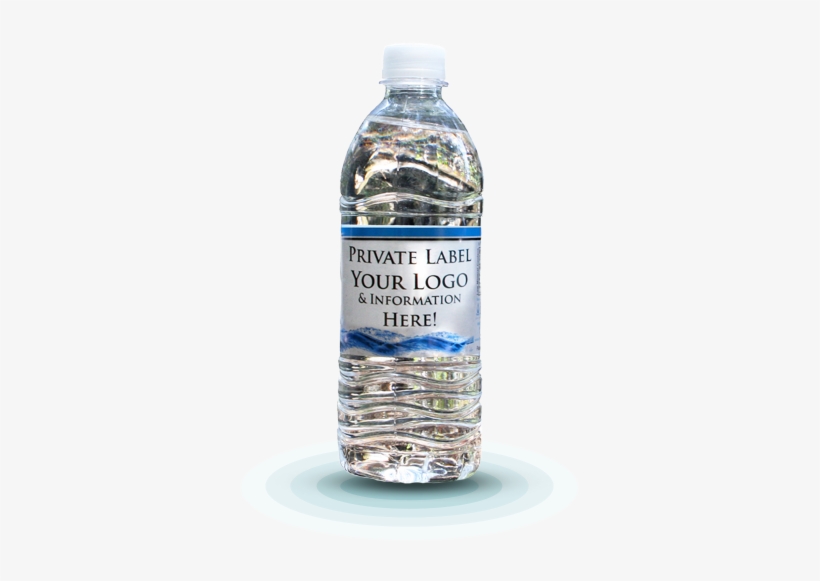Private Label Current - Water Bottle With White Label Png, transparent png #3132064