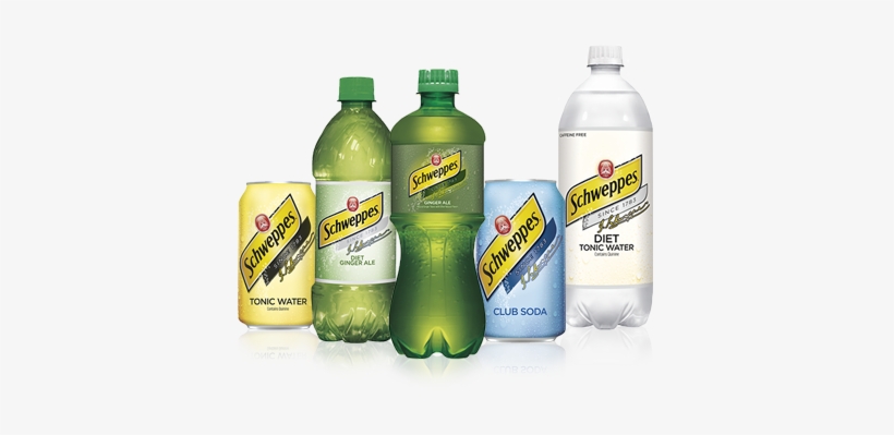 Schweppes - Diet Schweppes Tonic Water, 1 L Bottle, transparent png #3132176