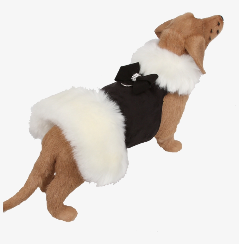 White Fox Fur Coat With Nouveau Bow - Fur Clothing, transparent png #3132448