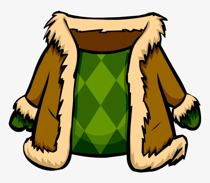 Green Suede Jacket Clothing Icon Id 232 - Club Penguin Jacket, transparent png #3132645