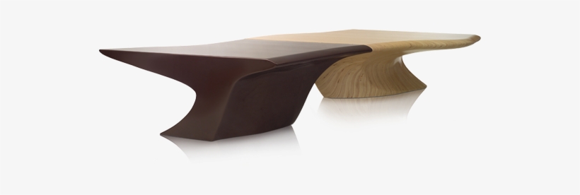 Photograph Courtesy Of Sawaya & Moroni - Zaha Hadid Wooden Table, transparent png #3132735