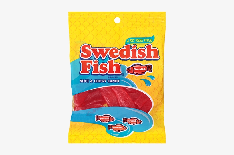 Swedish Fish Soft & Chewy Candy - Swedish Fish Candy Box, transparent png #3133263