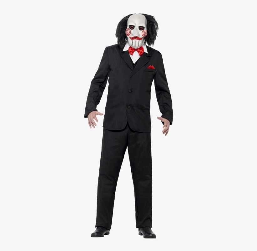 Saw Costume And Mask - Jigsaw Costume Male, transparent png #3133266