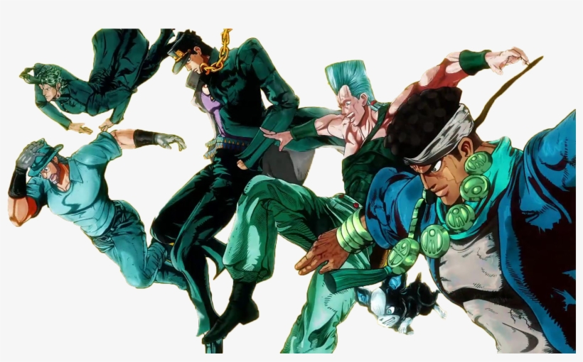 Stardust Crusaders - Jojo Stardust Crusaders Background, transparent png #3133371