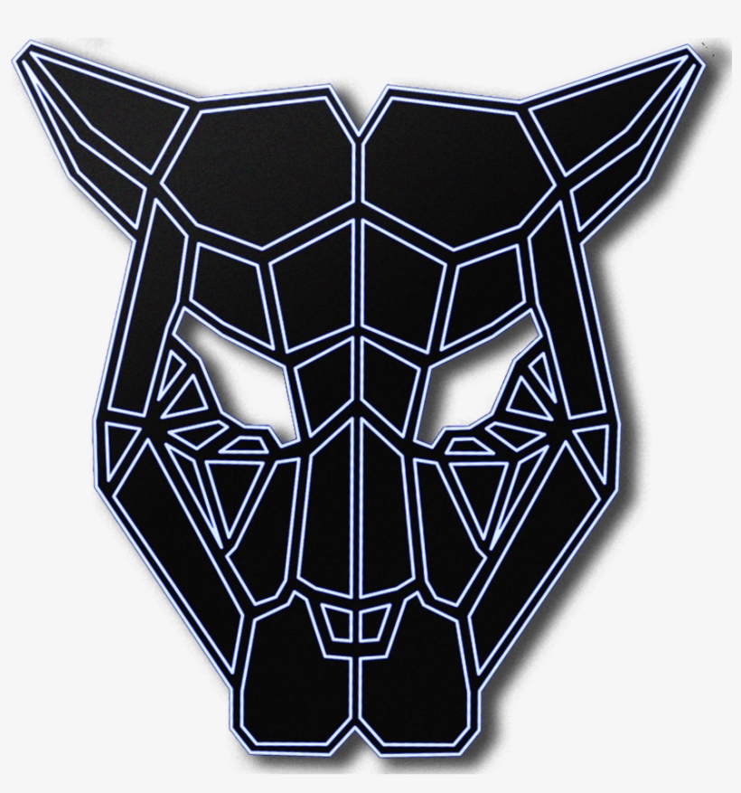Sound Reactive Led Mask - Illustration, transparent png #3133375
