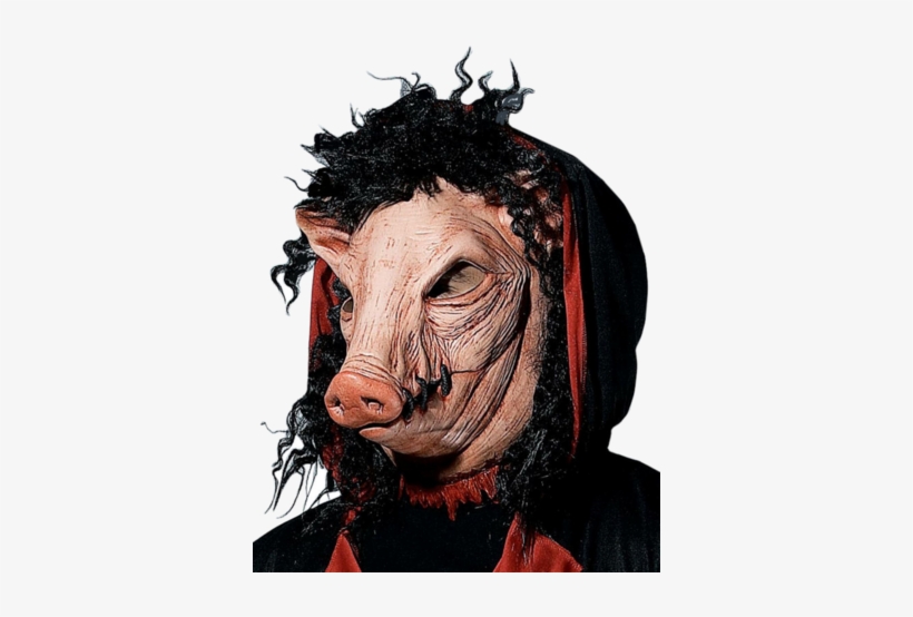 Adult Official Pig Saw Mask - Pig Guy From Saw, transparent png #3133572