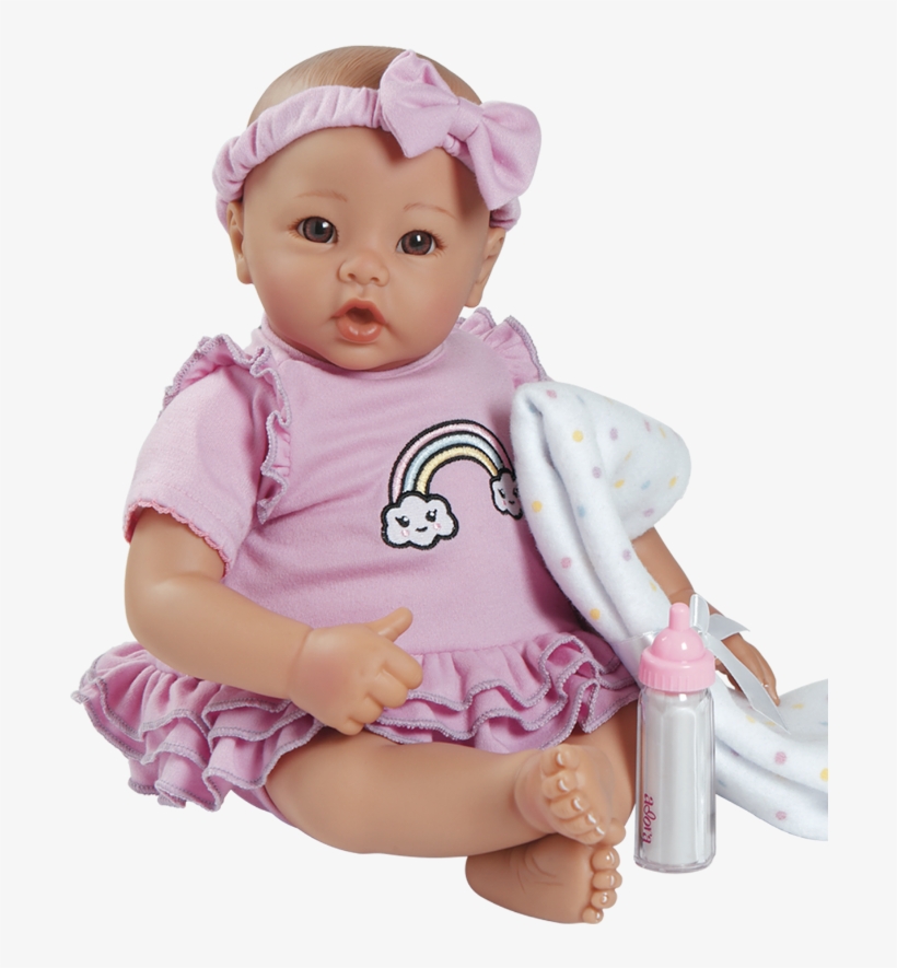 Adora Real Baby Doll Baby Time Baby Lavender 01 1rs - Baby Doll, transparent png #3133644