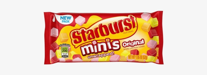 Starburst Mini Original - Starburst Candy, transparent png #3133690